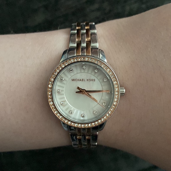 Michael Kors Accessories - MICHAEL KORS WATCH (limited edition)
Melissa Pavé Two-Tone Watch